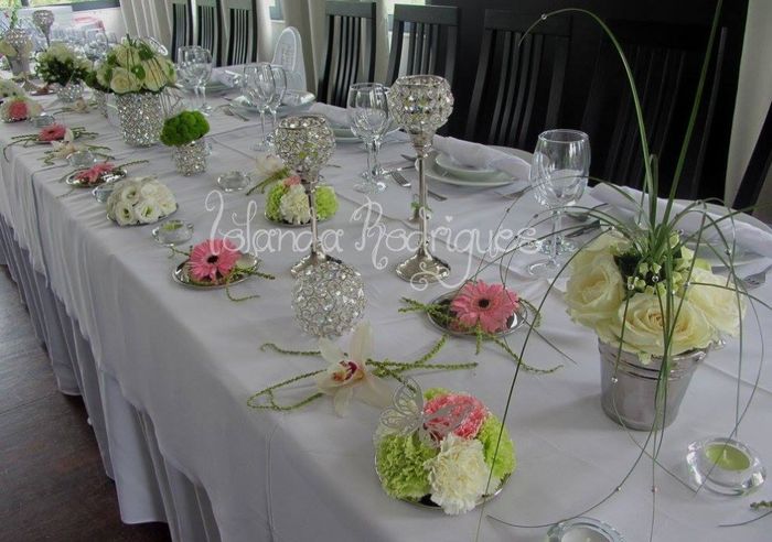 Decoração das mesas 2