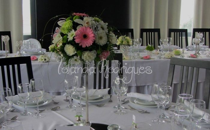 Decoração das mesas 3