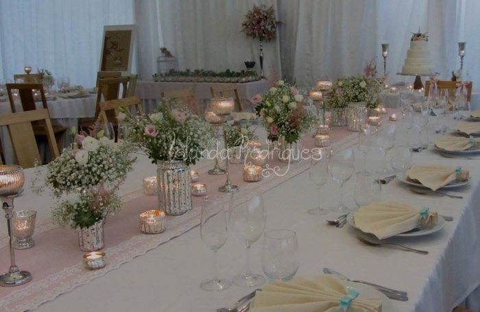 Decoração das mesas 5