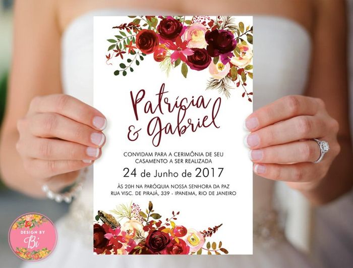 Convites de casamento 6
