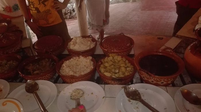 Almoço na comunidade