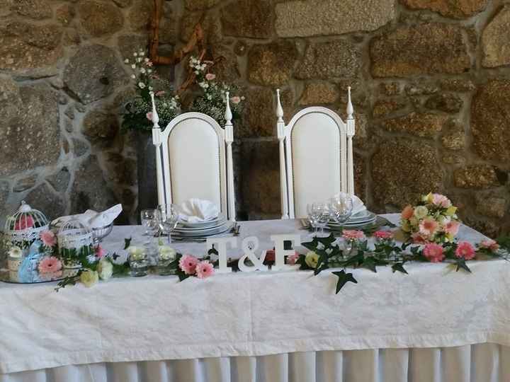 mesa noivos