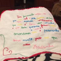 Convite para madrinha e menina alianças - 1