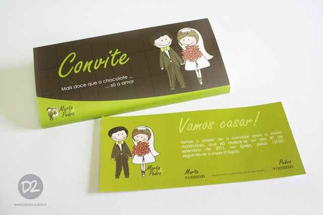 Convite de casamento