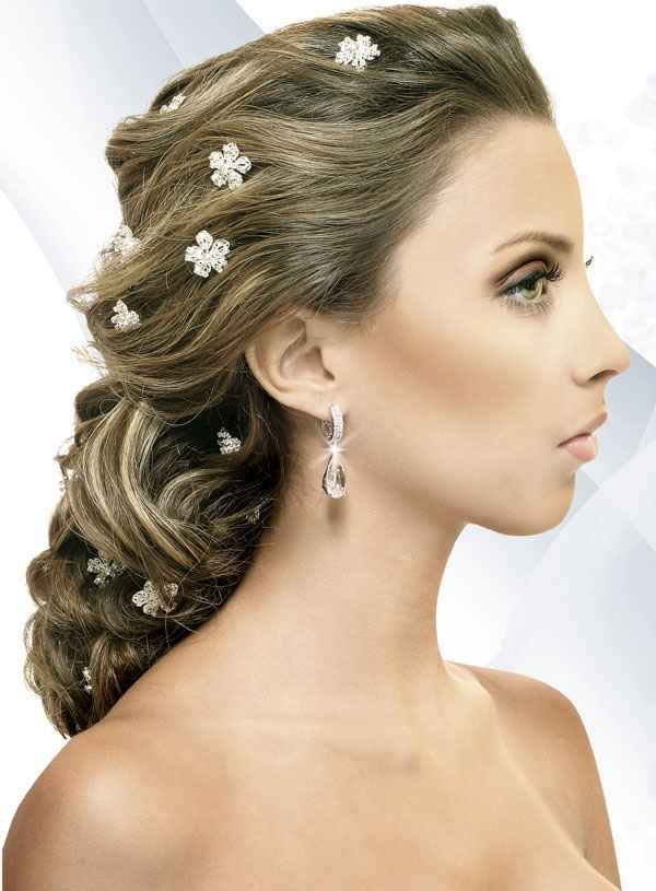 penteado semi apanhado 