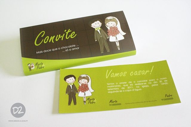 Convite de casamento