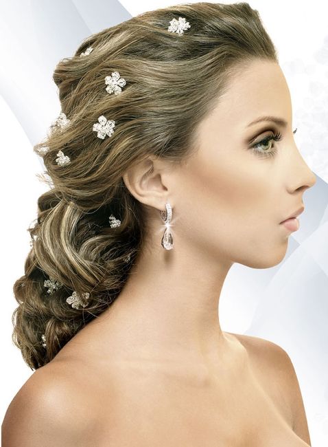 penteado semi apanhado 