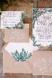 M. Convites Florais Inspirações Casamento Verão