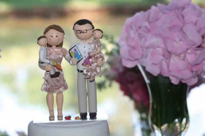 Topo de Bolo Baptizado + Casamento 