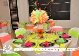 Centros de Mesa Néon 