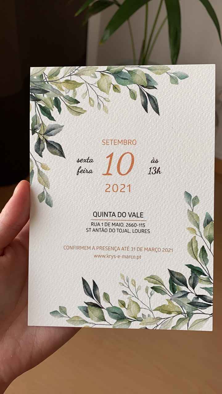 3 convites de casamento: escolhe um! - 3