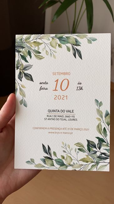 3 convites de casamento: escolhe um! - 3
