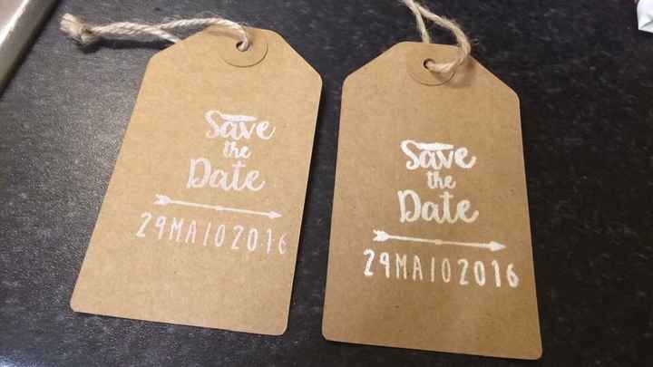 Save the date diy - 1