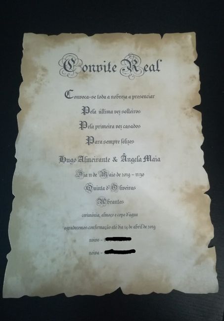 Convites de casamento prontos - 6