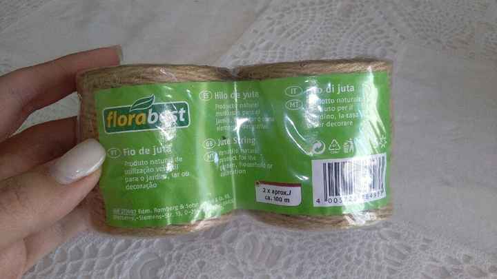 Fio/fita de juta no lidl - 1