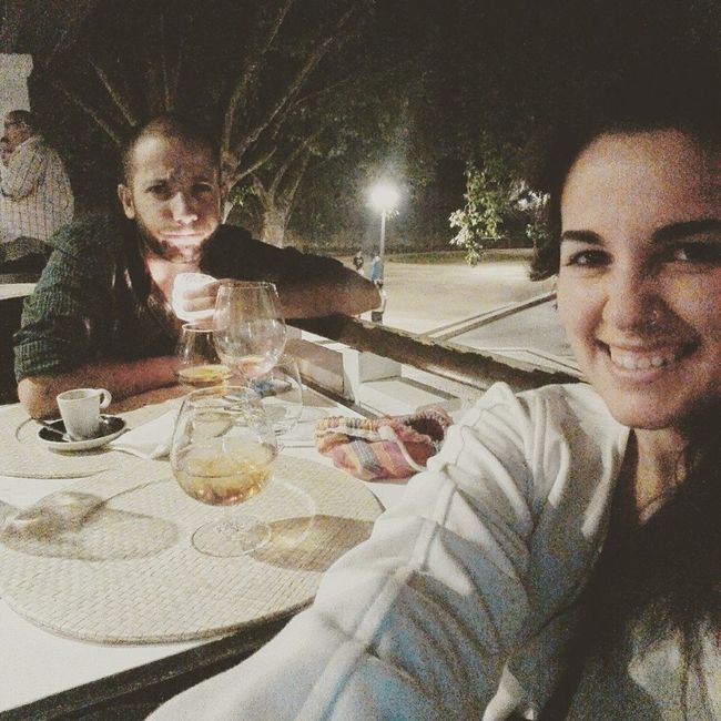 O nosso jantar de noivado