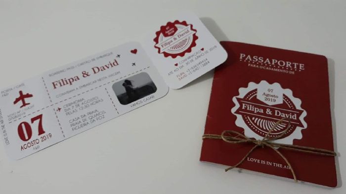 Preço dos convites - 1