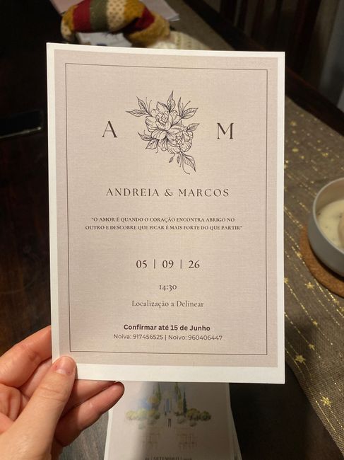 Convites de casamento, mas qual?! 3