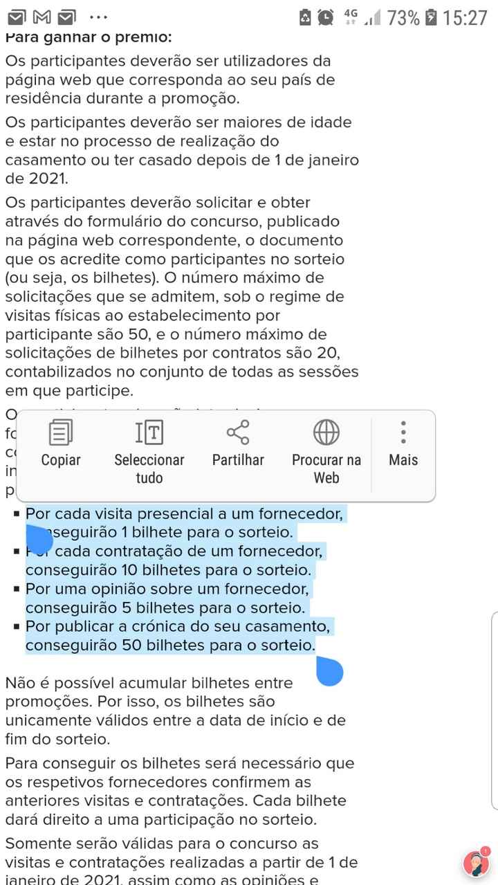 Sorteio Casamentos.pt - 1