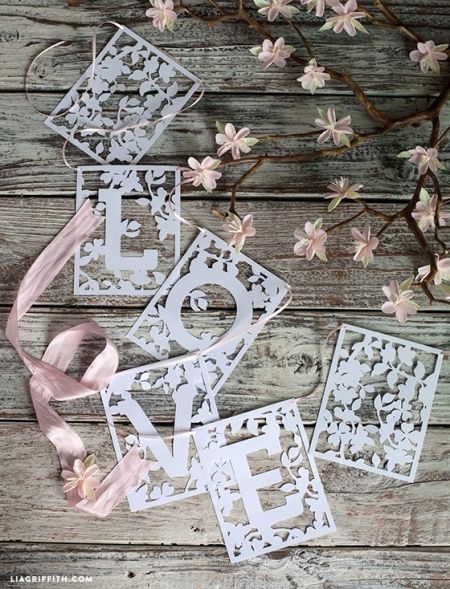 Decoração com love