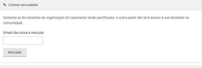 vincular contas