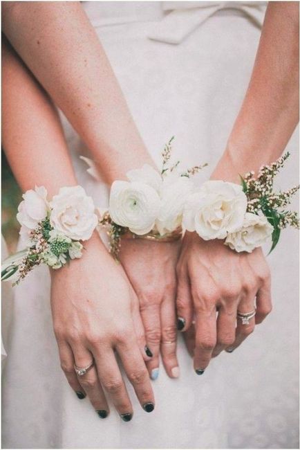 Corsage para as damas de honor