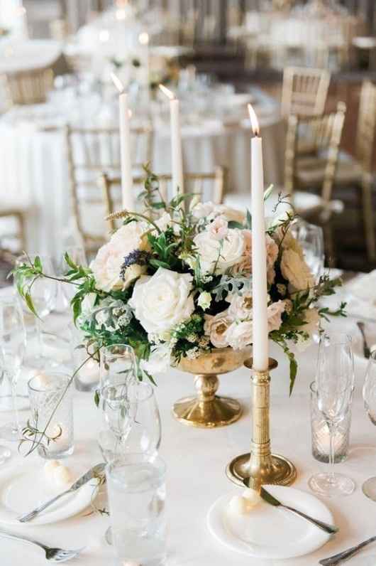5. Centros de mesa com flores 