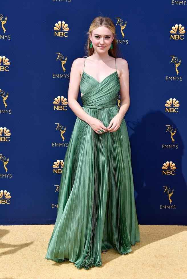 1. Dakota Fanning, de Alta Costura de Dior.