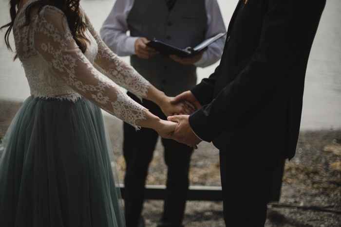 Vestido de noiva azul 