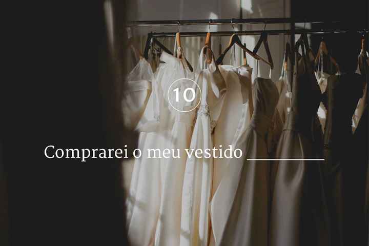 Onde vão comprar o vestido? 
