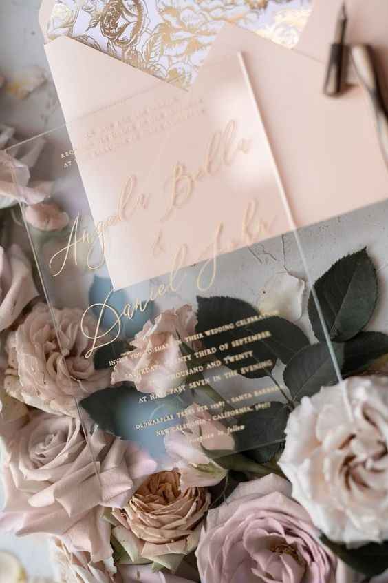 Convites de casamento 