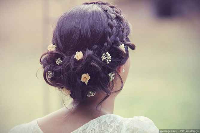 2. Penteado de noiva 
