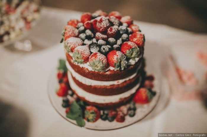 1. Bolo de casamento 
