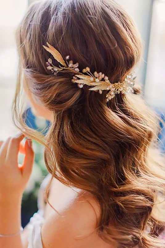 C. Penteado de noiva