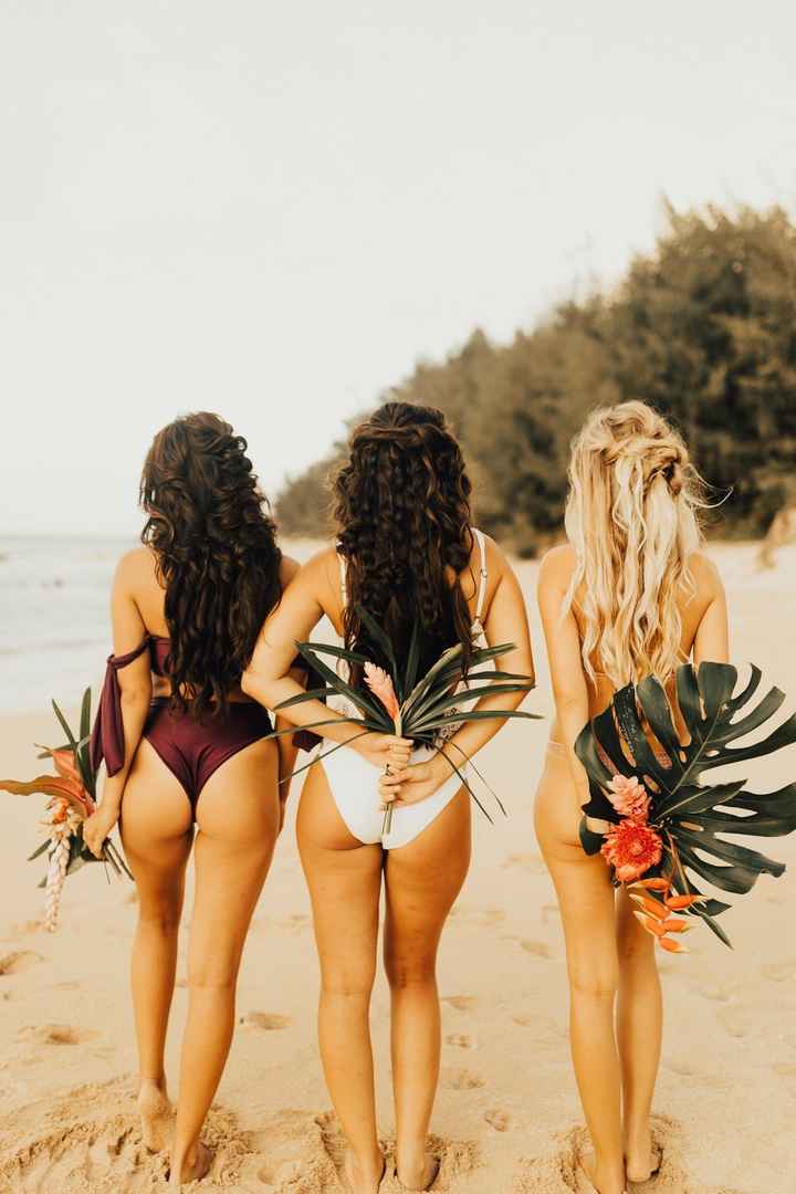 Sessão com as damas de honor 