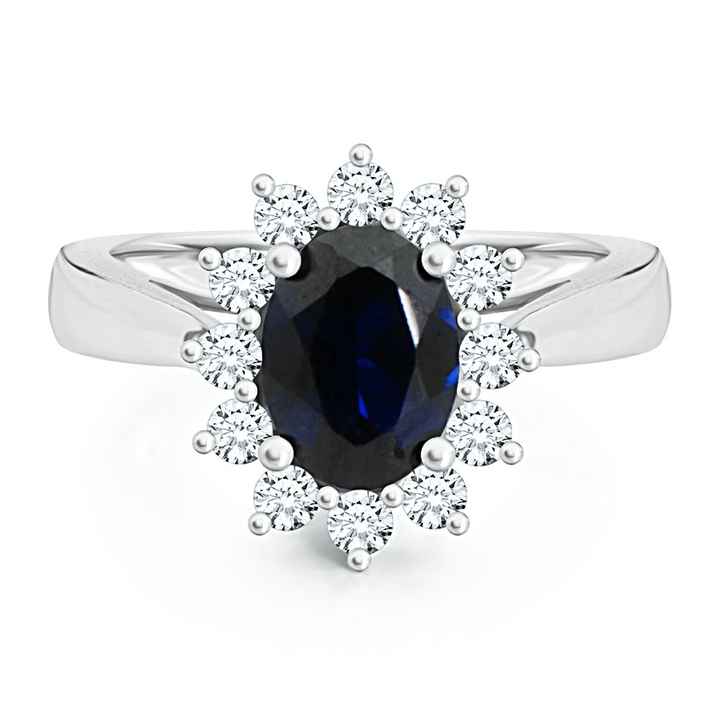 anel de noivado cristal negro
