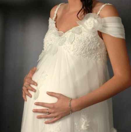 Vestido de noiva para grávidas