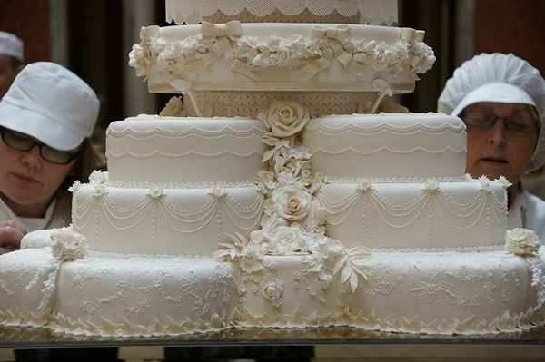 Bolo de casamento de Kate e William
