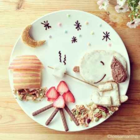 arte na comida