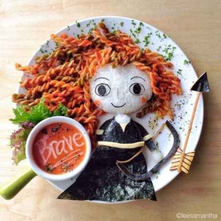 arte na comida 