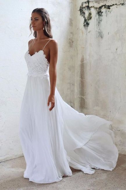 3. Vestido de noiva de praia