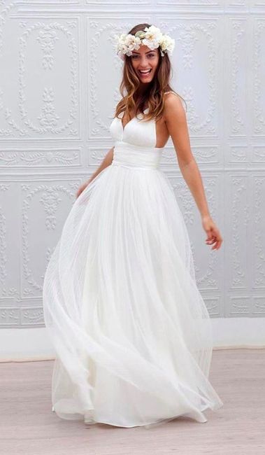 4. Vestido de noiva de praia