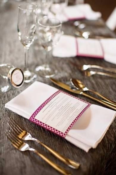 Menus de casamento Pantone 2018 11