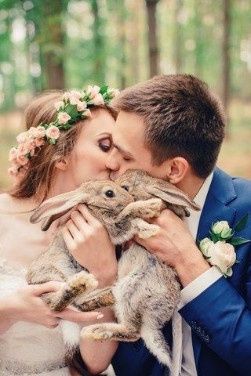 Coelhos no casamento! 😍🐰 2