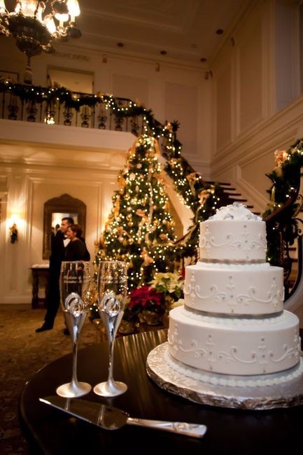 Se o teu casamento fosse no Natal...o bolo 1
