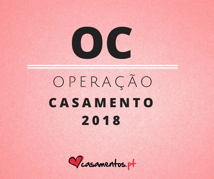 Operação Casamento 2018: cruza a passarela! 1