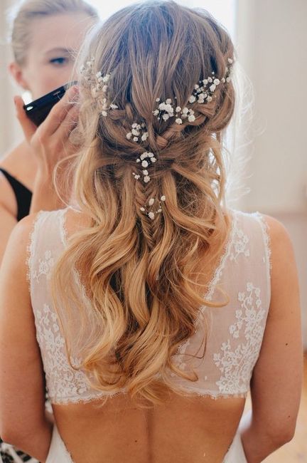 Noiva de Dia vs Noiva de Noite: o penteado 1