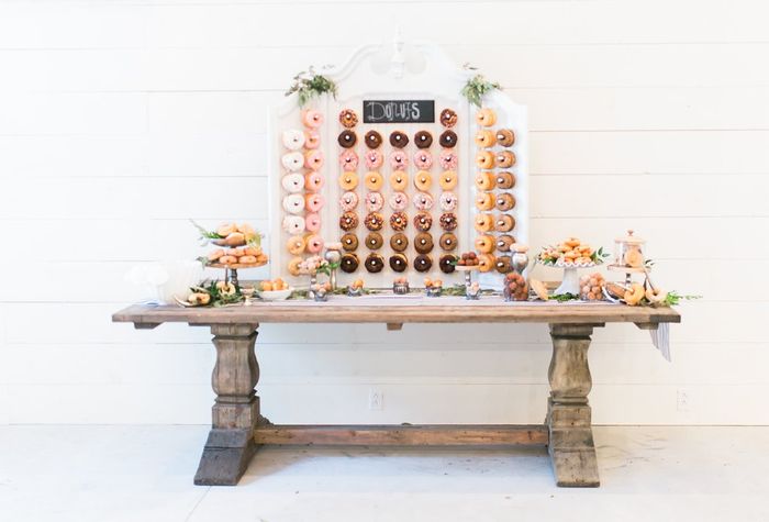 Mesa de donuts 