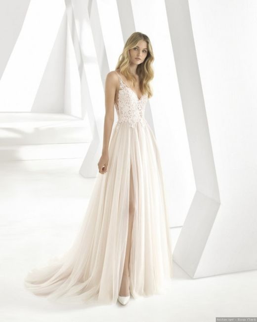 1. Vestido de noiva com alças 