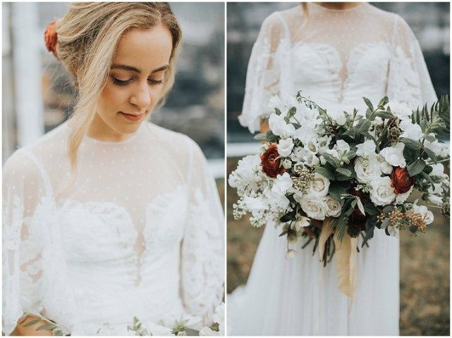 Damas de honor de branco 